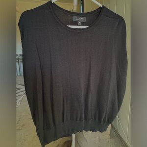 Banana Republic Black Crewneck Vest